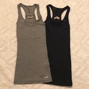 Lace Hollister Racerback Tank Lot!